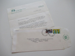 Australien 1980 Mit Perfin NSW  Umschlag Und Inhalt Legislative Assembly Parliament Of NSW Unterschrift D.L. Wheeler - Brieven En Documenten