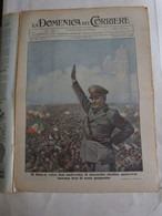 # DOMENICA DEL CORRIERE N 41 /1938 DUCE - TRINCEE A LONDRA - CAMPARI COSTUME DI TORINO - Erstauflagen