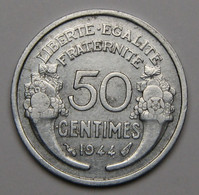 50 Centimes Morlon, Aluminium, 1944 - Gouvernement Provisoire De La République Française - 50 Centimes