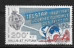 Timbres Oblitérés De Wallis Et Futuna, PA N°156 YT, Journée Mondiale Des Télécommunications, Satellite Telstar, UIT - Usados