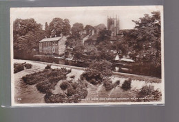 Cpa : BRADFORD - BINGLEY WEIR AND PARISH CHURCH  Posted - Bradford