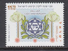 2021 Israel KKL Complete Set Of 1 MNH @ BELOW FACE VALUE - Unused Stamps