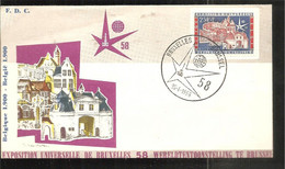 FDC 1958  Exposition Universelle 1958 - 1951-1960