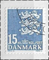 DENMARK - DEFINITIVE: SMALL COAT OF ARMS (15 Kr, SELF-ADHESIVE) 2010 - CANCELLED - Andere & Zonder Classificatie