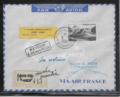 France - 1er Vols - Poste Aérienne - Lettre - TB - First Flight Covers