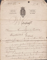 1890. DANMARK. Udskrift Af Hammerum Herreds Skjøde Og Pantebog Stempelsat 16 Sk. 
Dated 1890, 1886. Inter... - JF516935 - Fiscaux