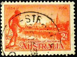 Australia - 1934 - Mi:AU 120C, Sn:AU 142a, Yt:AU 94a O  - Look Scan - Oblitérés
