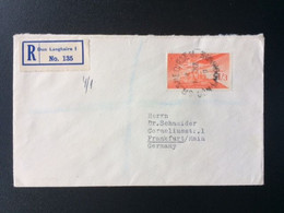 IRELAND 1959 REGISTERED LETTER TO GERMANY IERLAND EIRE - Cartas & Documentos