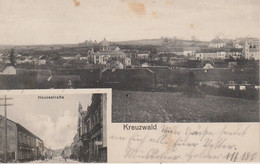 57 - CREUTZWALD - 2 VUES - RUE DE LA HOUVE - Creutzwald