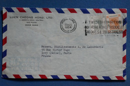 AR1 HONG KONG  BELLE LETTRE   1954 PAR AVION    POUR IVRY S SEINE +  + + ++AFFRANCH.INTERESSANT - Cartas & Documentos
