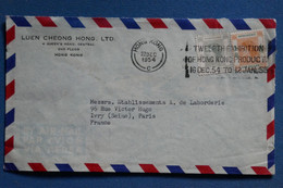 AR1 HONG KONG  BELLE LETTRE   1954 PAR AVION    POUR IVRY S SEINE +  + + ++AFFRANCH.INTERESSANT - Lettres & Documents