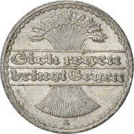 Monnaie, Allemagne, République De Weimar, 50 Pfennig, 1920 - 50 Rentenpfennig & 50 Reichspfennig