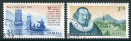 NORWAY 1997 Petter Dass Birth Anniversary Used.   Michel 1267-68 - Gebraucht