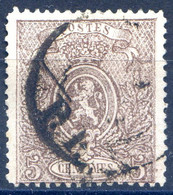 Belgique COB N°25 - Cachet P.P - (F2113) - 1866-1867 Blasón