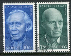 NORWAY 1997 Cultural Personalities Used.   Michel 1261-62 - Used Stamps