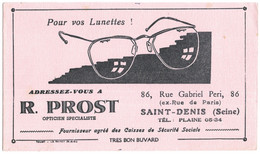 BUVARD - Opticien R. PROST à SAINT DENIS - Pour Vos Lunettes - O