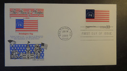 USA 2000 FDC Stars And Stripes Bennington Flags Baltimore Postmark Good Used - 1991-2000