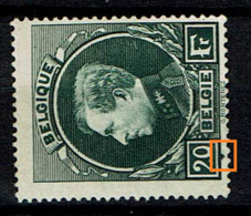 290A *  Tache Verte Sous 20  + 200 - 1929-1941 Groot Montenez