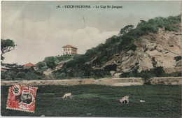 Indochine - Cochinchine - Saïgon Centre - Le Cap St-Jacques - Carte Postale Pour Toulouse - Poste RF - 28 Octobre 1910 - Oblitérés