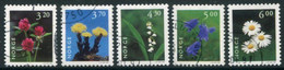 NORWAY 1997 Definitive: Flowers Used.   Michel 1230-34 - Oblitérés