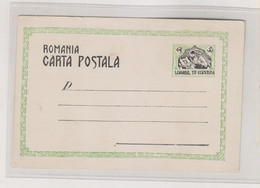 ROMANIA Postal Stationery Unused Germany Military Ovpt On Back - Briefe U. Dokumente