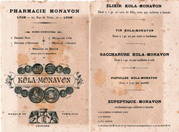 Buvard-Prime - KOLA - MONAVON - Elixir Vin Saccharure Pastilles - 1900 Pharmacie - K