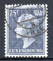 LUXEMBOURG. N°415 Oblitéré De 1948-53. Grande-duchesse Charlotte. - 1948-58 Charlotte Linkerkant