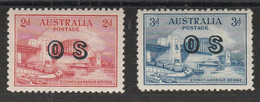 AUSTRALIA 520 ** 1931 - Kingsford Smith Flight N. O123/24. SPL - Mint Stamps