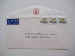 1980 Umschlag The President Legislative Council Of Victoria Marken Mit Lochung / Perfin VG Air Mail Nach Atlanta - Cartas & Documentos