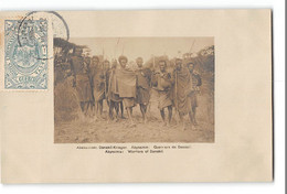 CPA 61 Abyssinie Carte Photo Guerriers Danakil - Äthiopien