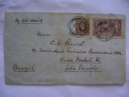 ENGLAND - LETTER SENT FROM LONDON TO SAO PAULO (BRAZIL) IN 1937 IN THE STATE - Covers & Documents