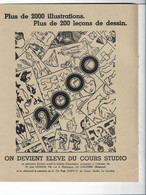 Nlle Méthode D Enseignement Dessin COURS STUDIO  1948 Dr Liénaux La Louvière Belgique Programme Org .....croquis Dessins - Autres Plans