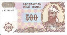 AZERBAÏDJAN   -  500 Manat  Nd(1993)   --  UNC -- - Aserbaidschan