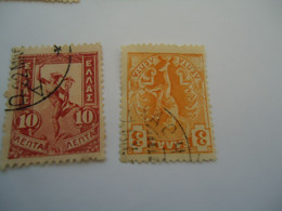 GREECE  USED STAMPS   HERMES FLYING  2   1901 - Oblitérés