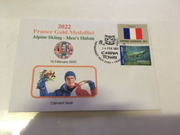 (1 G 42) Beijing 2022 Olympic Winter Games - Gold Medal To France - C. Noël (Men's Slomon Alpine Skiing) - Hiver 2022 : Pékin