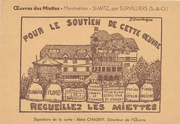 ST WITZ MONTMELIAN - RECUEILLEZ LES MIETTES POUR LE SOUTIEN DE CETTE OEUVRE (DESSIN DE P D AUTERIVES) (14 X 9.5) - Saint-Witz