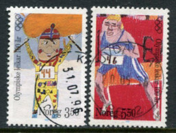 NORWAY 1996 Centenary Of Modern Olympic Games Used.   Michel 1206-07 - Gebruikt