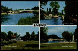 Reading Salmon Bridge Caversham Lock Forbury Gardens - Reading