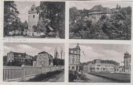 A8320) COSWIG - Adolf Hitler Platz - Schloß - Sanatorium - Alte KIRCHE - 1944 - Coswig