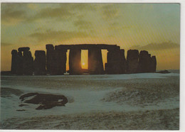 Stonehenge, Wiltshire, Winter Sunset - Stonehenge