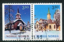 NORWAY 1993 Christmas Used.   Michel 1141-42 - Usados
