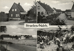 STRAELEN, Mehrbildkarte, Adelg. Stienen Lebensmittel (1950s) AK - Straelen