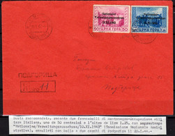 7) Italia -Occupazione Tedesca Del Montenegro - Busta Raccomandata Da Podgorica Il 20.1.19442 - - German Occ.: Montenegro