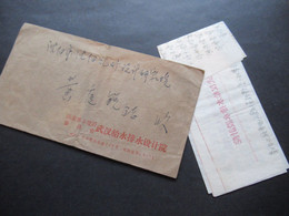 VR China 1969 Beleg Mit Inhalt Frankiert Mit Freimarken Kulturrevolution II Michel Nr. 1048 EF - Lettres & Documents