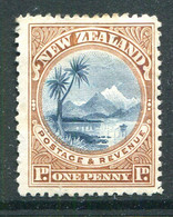 New Zealand 1898 Pictorials - No Wmk. - 1d Lake Taupo HM (SG 247) - Unused Stamps