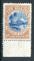 New Zealand 1898 Pictorials - No Wmk. - 1d Lake Taupo HM (SG 247) - Tones - Unused Stamps