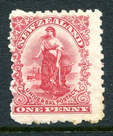 New Zealand 1901 Universal Penny Postage - Pirie Paper - P.11 - 1d Carmine HM (SG 278) - Nuovi