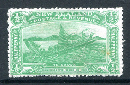 New Zealand 1906 Christchurch Exhibition - ½d Maori Canoe HM (SG 370) - Ongebruikt