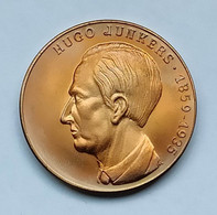 Old Medal DDR, Dessau Medaille Ancienne 1988 775 Jahrfeier Dessau - Hugo Junkers (1859-1935) Deutschland Germany - Andere & Zonder Classificatie