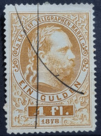 AUSTRIA 1874/75 - Canceled - ANK 16 - Télégraphe